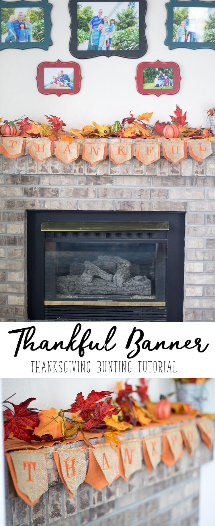 Thankful Banner a Thanksgiving Bunting tutorial from Life-Sew-Savory