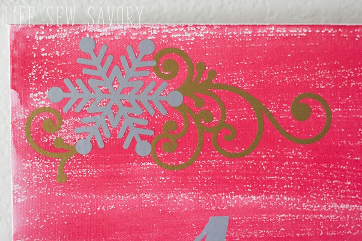 Christmas wall decor DIY