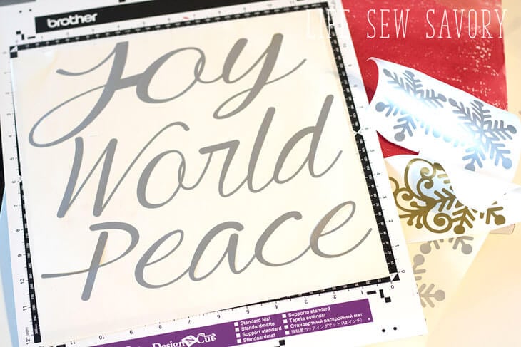 cut vinyl for wall art