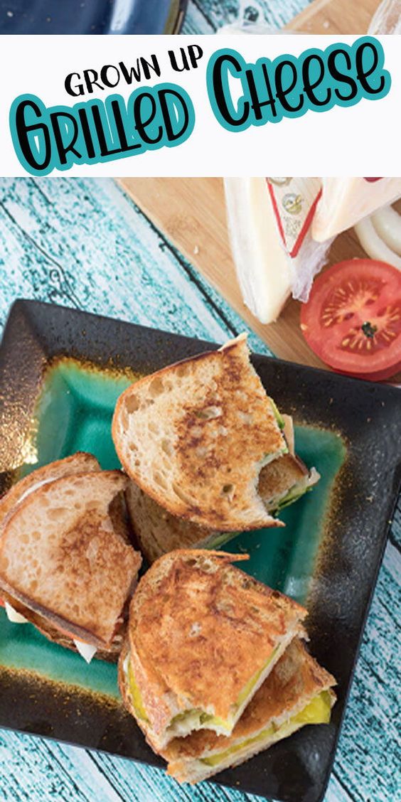 I'm a grilled cheese lover and these grown up grilled cheese sandwiches are some of my favorites! I can eat grilled cheese any old way, but spice it up like these sandwiches here and I could eat them every meal.
