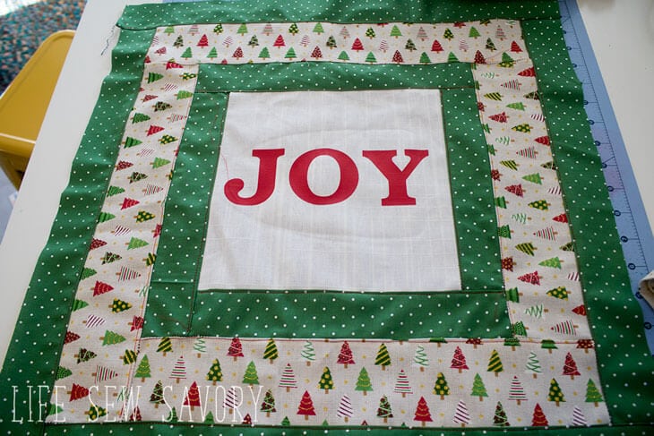 DIY CHristmas pillow