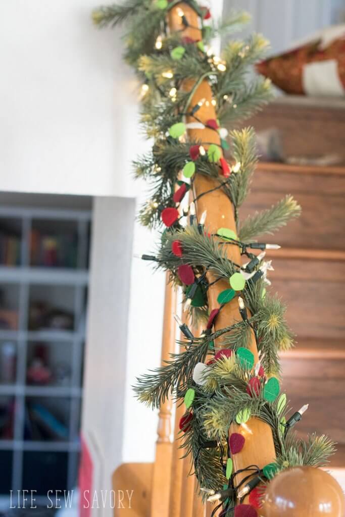 Felt Christmas Garland - Life Sew Savory