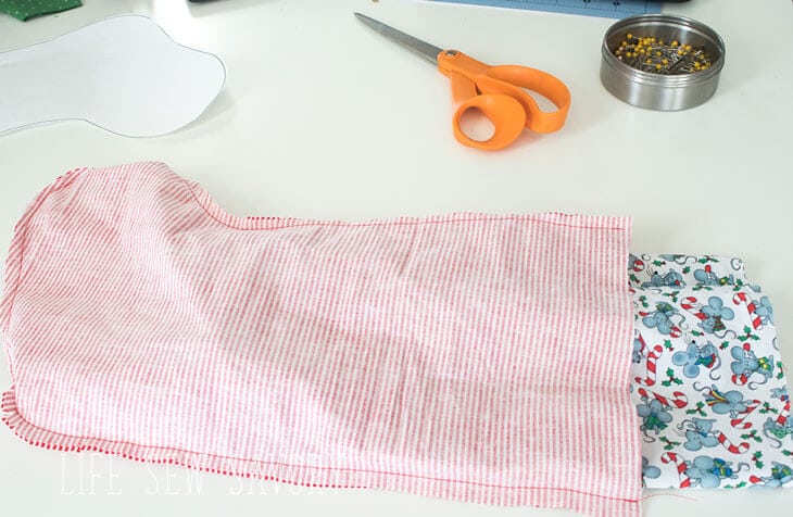 stocking sewing pattern and tutorial