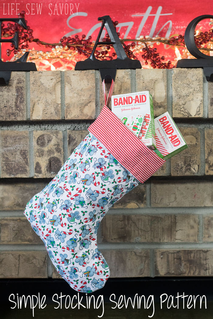 Christmas Stocking Pattern Free Plus Stocking Suffer Ideas Life Sew Savory