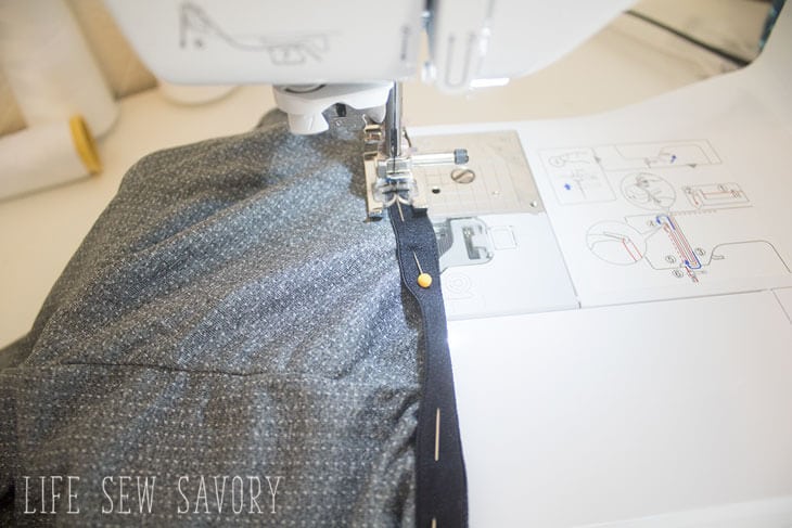 sewing on foe