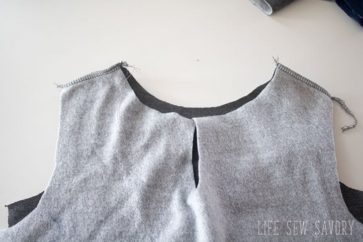 Sweatshirt tunic tutorial free sewing pattern