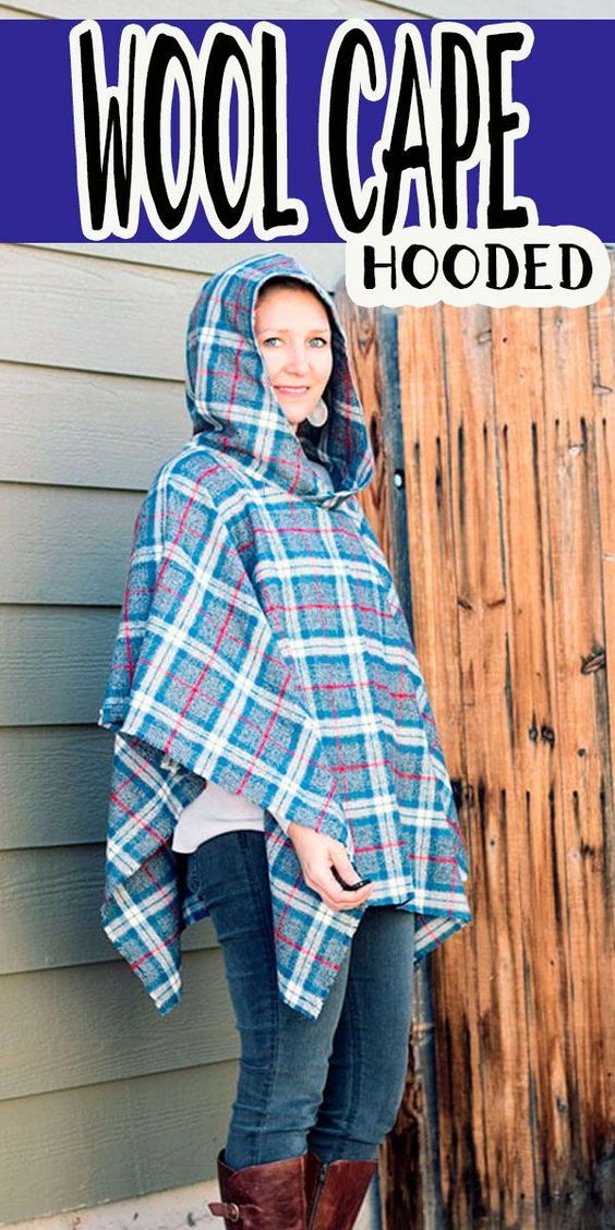 Hooded Wool Cape Sewing Tutorial Life Sew Savory