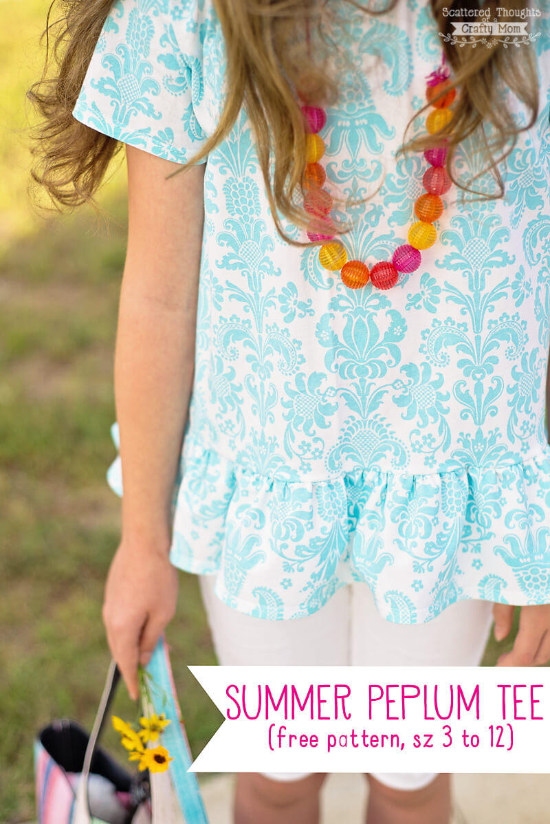 free summer peplum pattern