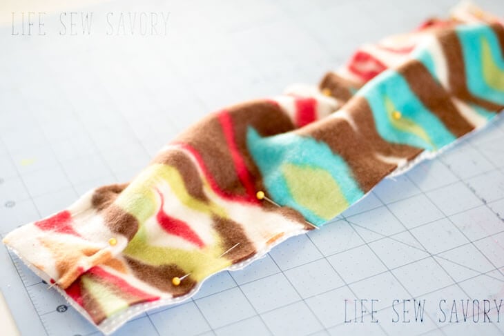 Wrist support sewing tutorial for computer use