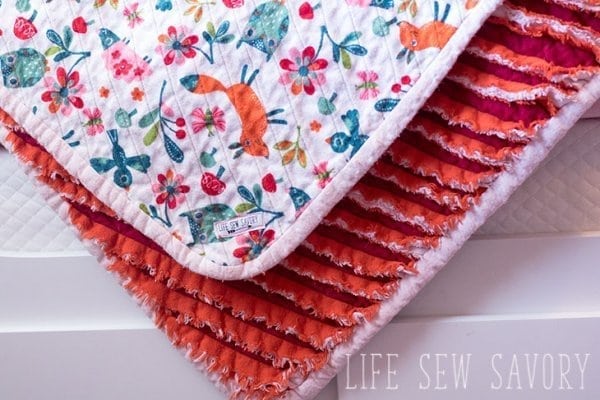 Faux Chenille Blanket Sewing Tutorial - Life Sew Savory