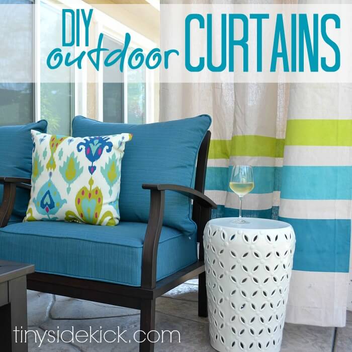 outdoor sewing projects curtains