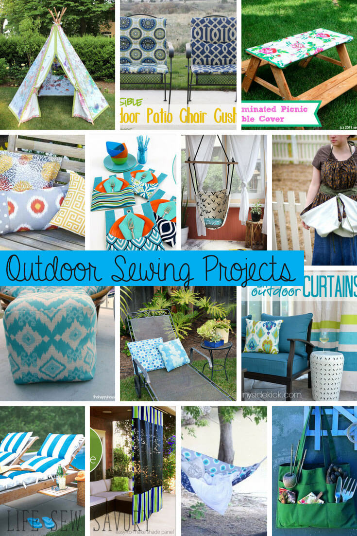 outdoor sewing projects tutorials and inspiration from Life Sew Savory