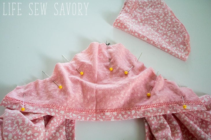 girls tee sewing pattern sleeve