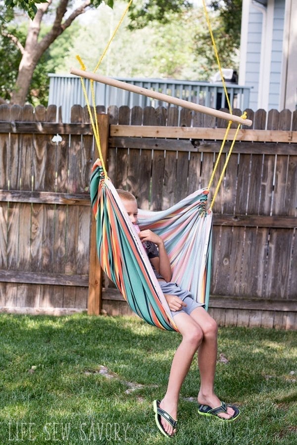 DIY Hammock Chair - Life Sew Savory