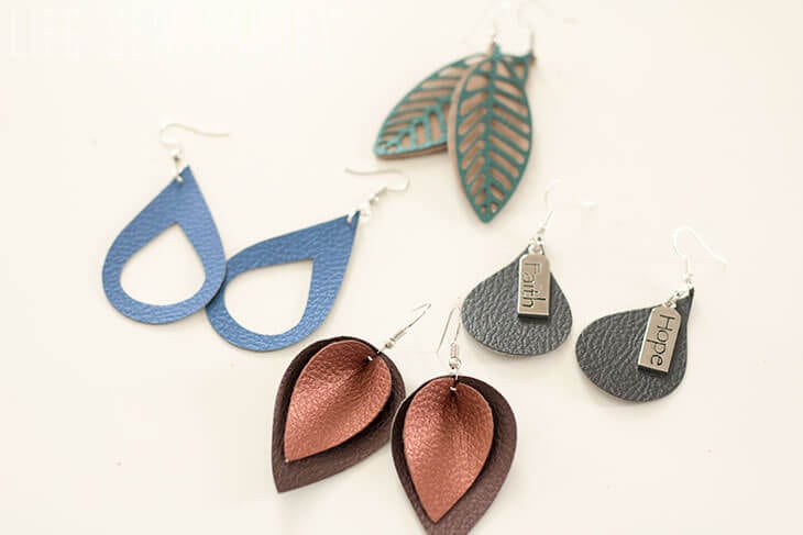 Leather Earrings Diy Life Sew Savory