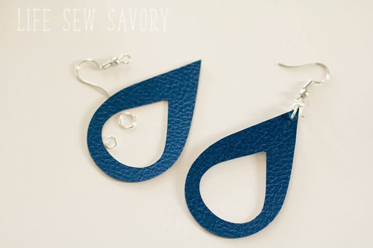 Leather Earrings Diy Life Sew Savory