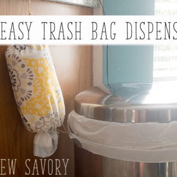 easy trash bag dispenser