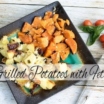 Grilled Potatoes with Feta