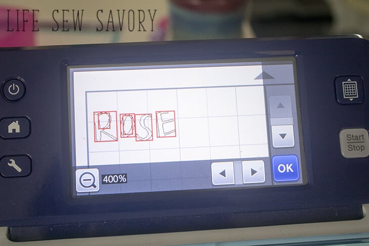 Brother Scan N Cut image to vinyl decal - Life Sew Savory