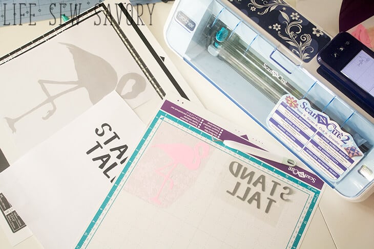 Brother Scan N Cut image to vinyl decal - Life Sew Savory