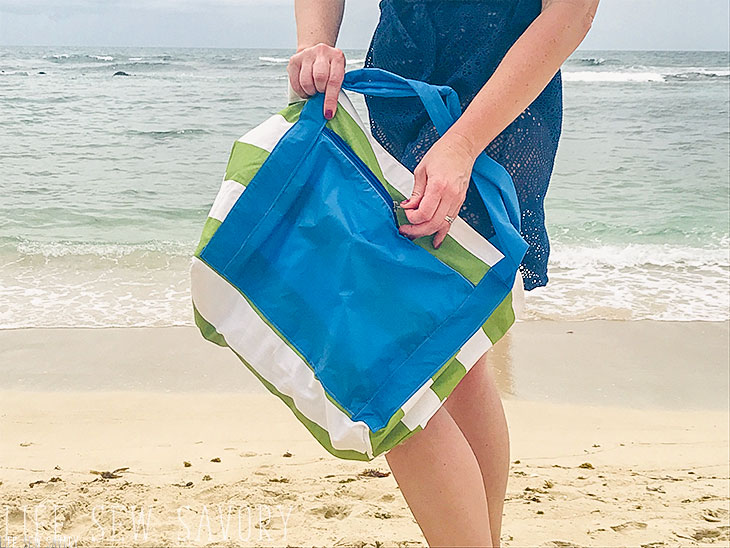 beach bag sewing tutorial