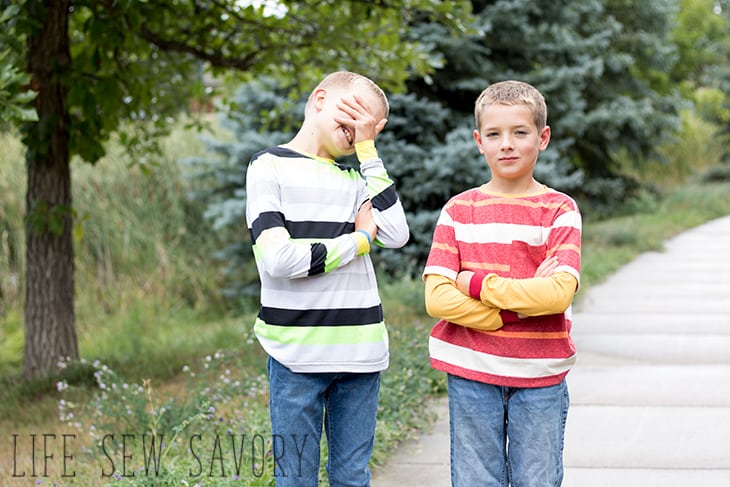 free sewing pattern for boys
