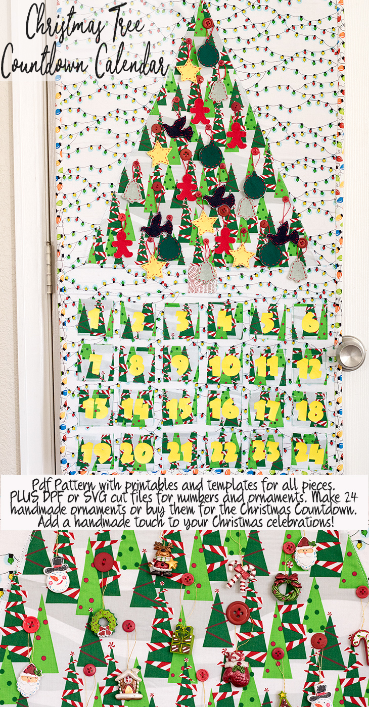 Christmas Tree Countdown Calendar Sewing Pattern Life Sew Savory