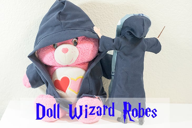 Free Printable Doll Clothes Patterns - Harry Potter Robe