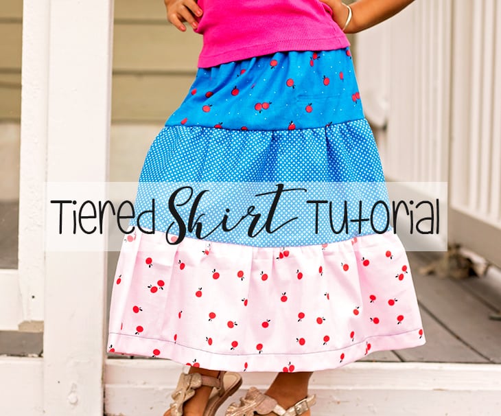 tiered skirt tutorial