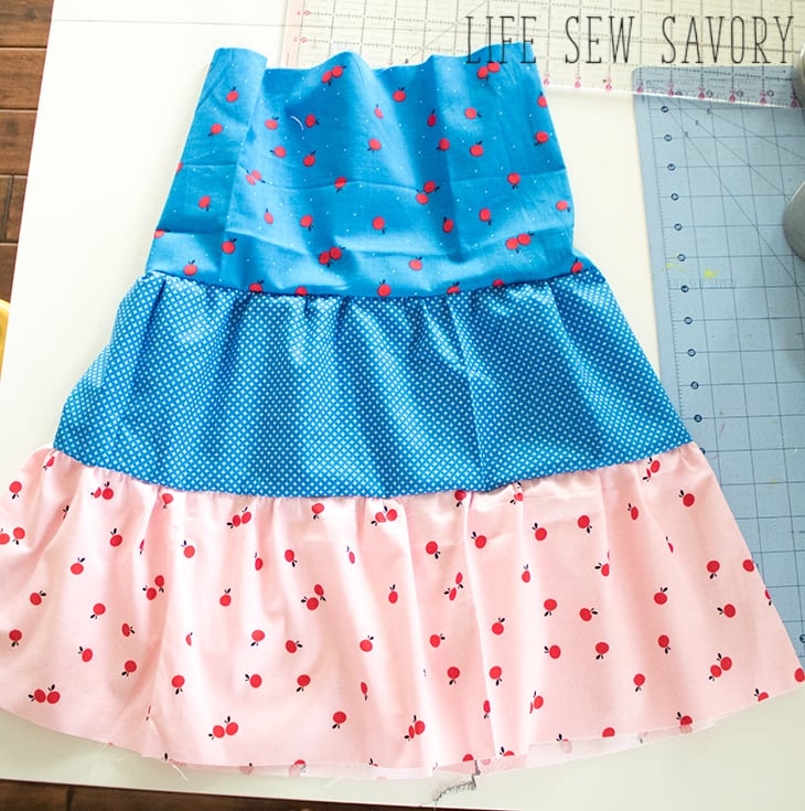 tiered skirt pattern and tutorial