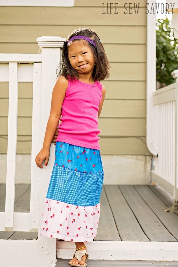 tiered skirt pattern