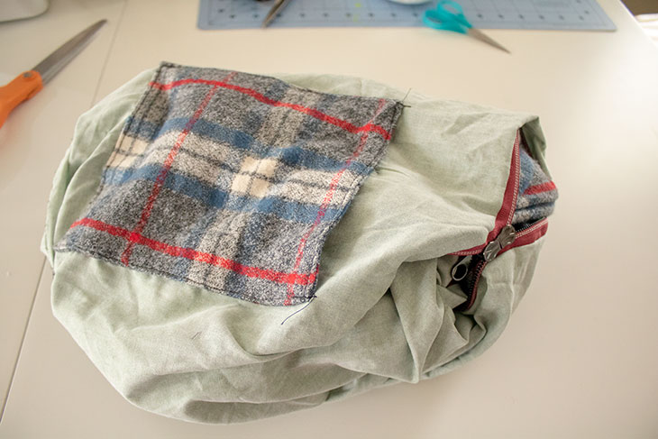 free printable sewing pattern wool purse