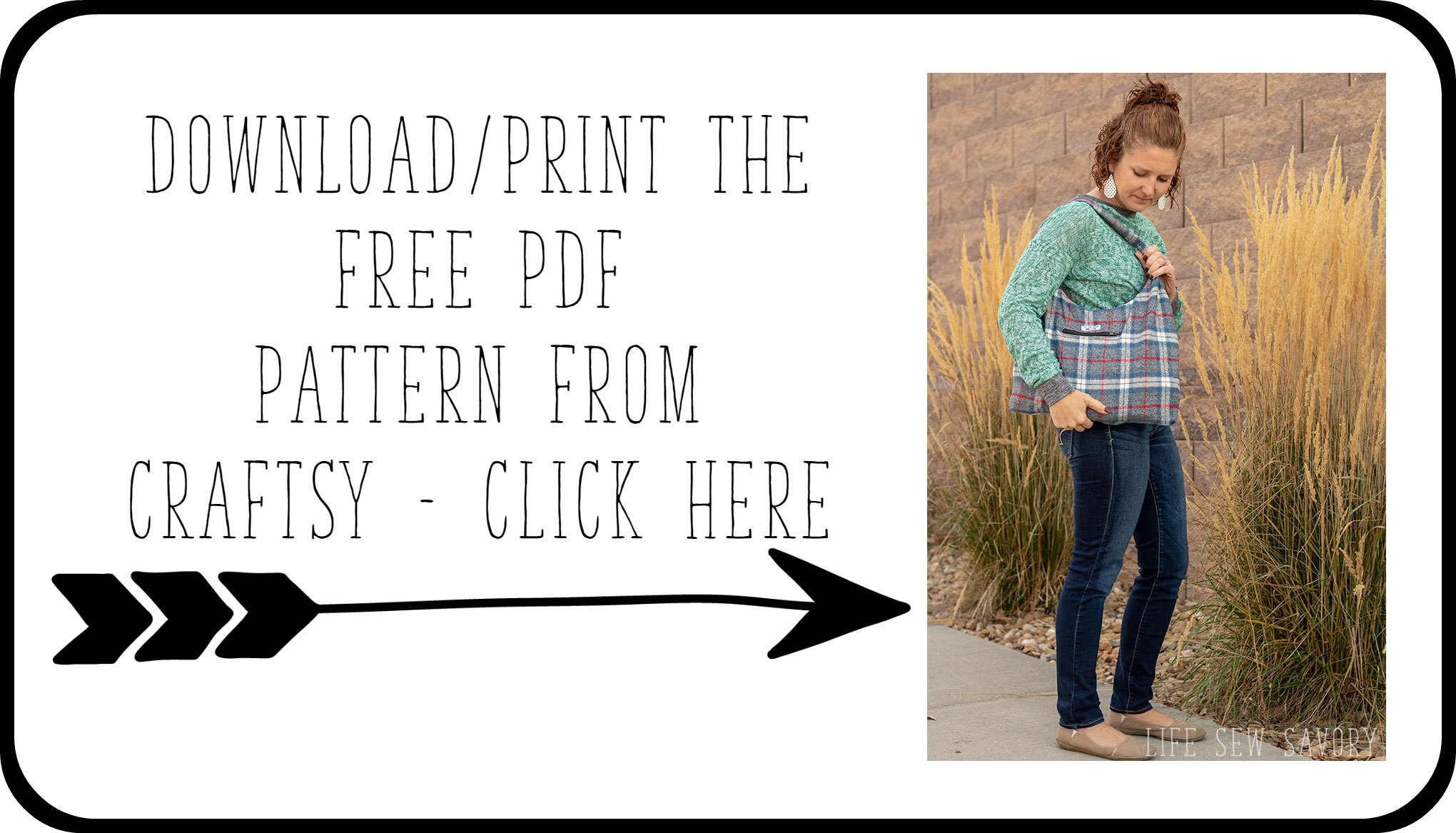 free printable sewing pattern wool purse