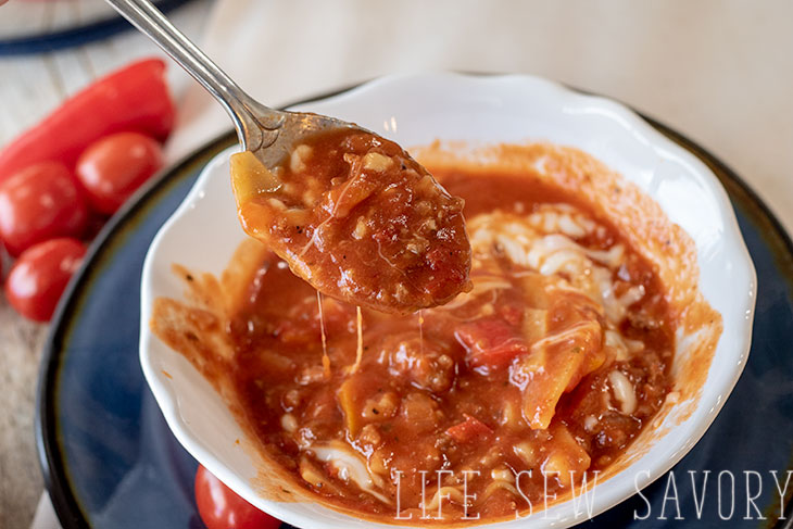 Lasagna Soup recipe
