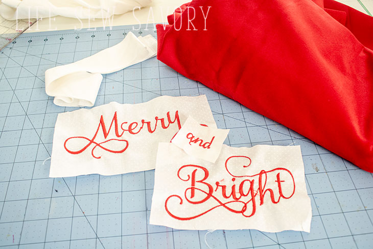 Merry and Bright Christmas pillow