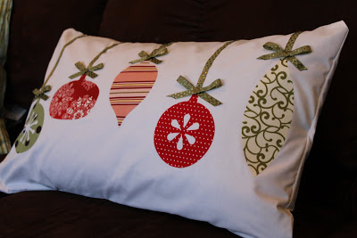 Christmas pillow tutorial