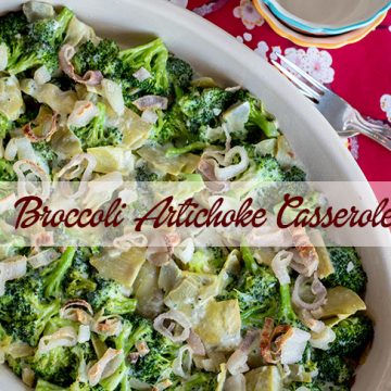 broccoli artichoke casserole recipe