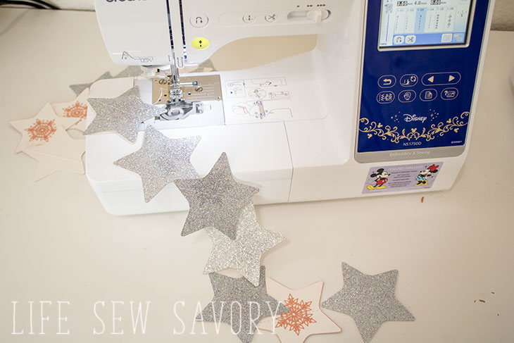 star garland and free cut file