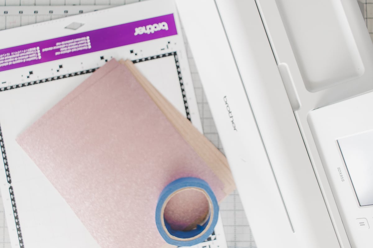 glitter cardstock star garland supplies