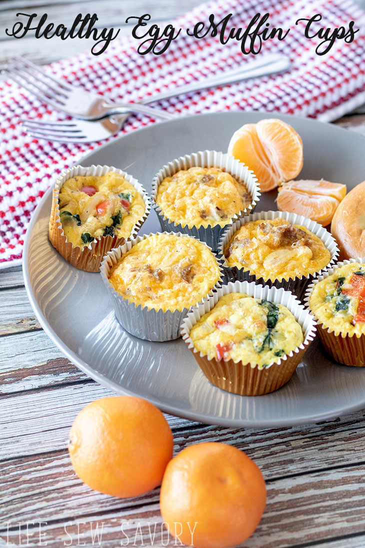 Healthy Egg Muffin Cups recipe from Life Sew Savory