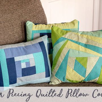 Paper Pieced Quilt Pattern - Throw Pillow social