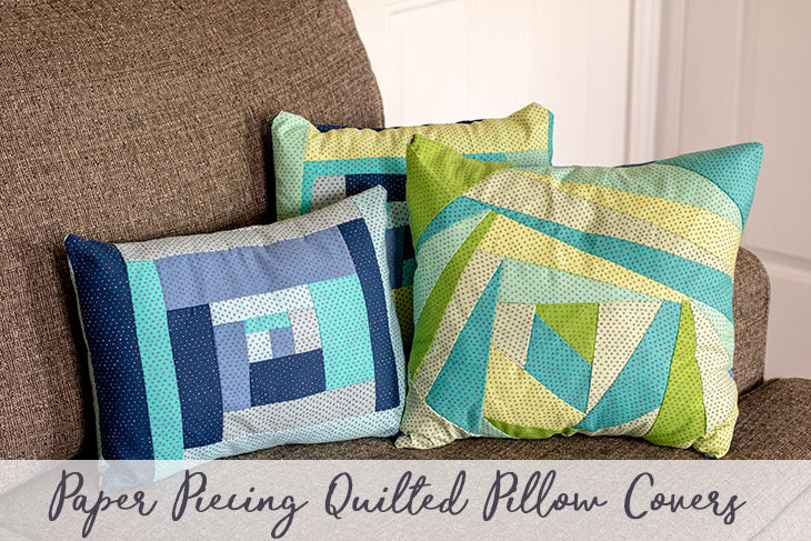 Paper Pieced Quilt Pattern - Throw Pillow social