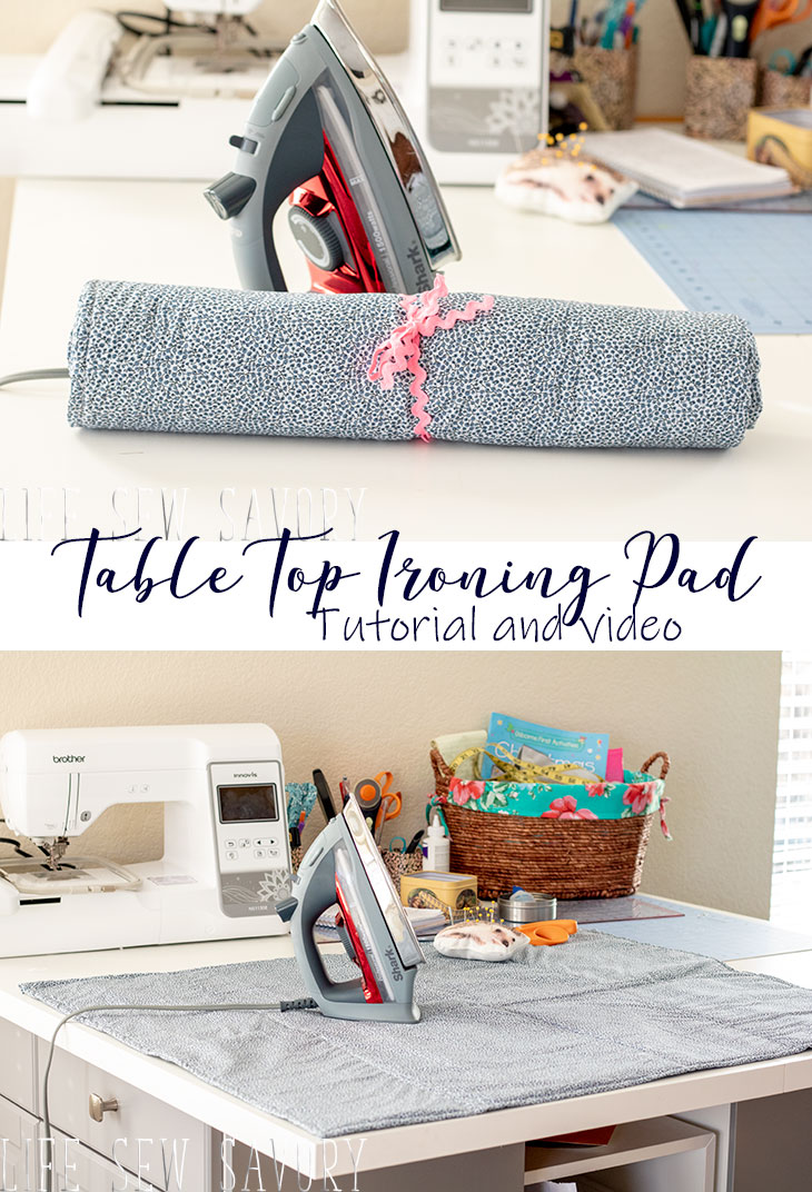 Ironing Pad for Table Top Tutorial Life Sew Savory