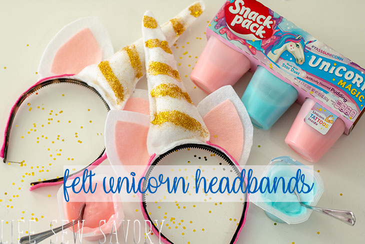 Felt Unicorn Headband DIY tutorial