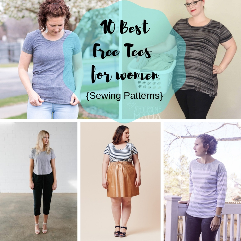 basic women's t shirt sewing pattern