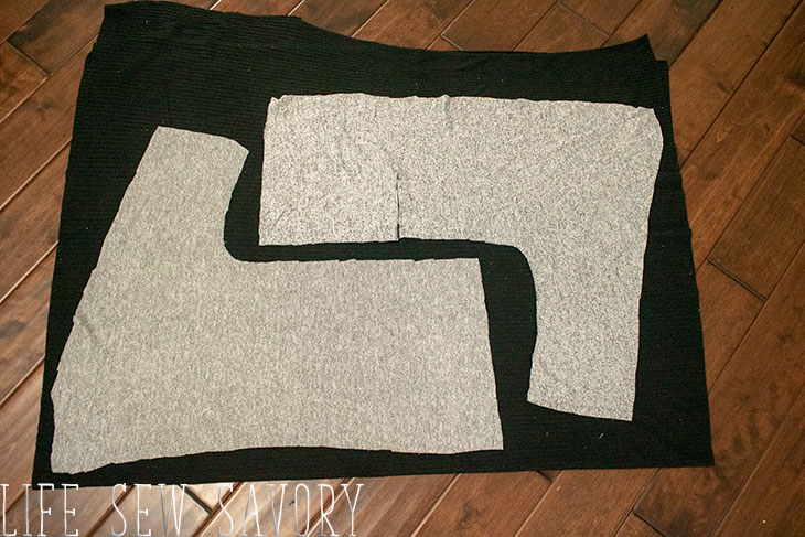 cardigan cutting guide