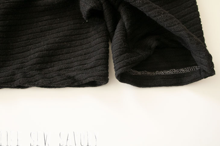 hem the sleeves