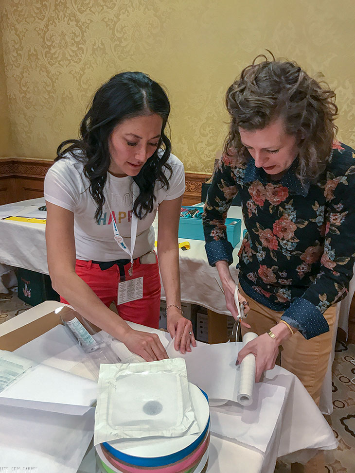 Sewing lounge fun at SNAP