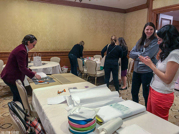 Hanging out in the sewing room