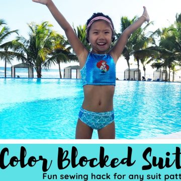 color cblocked swimsuit sewing hack